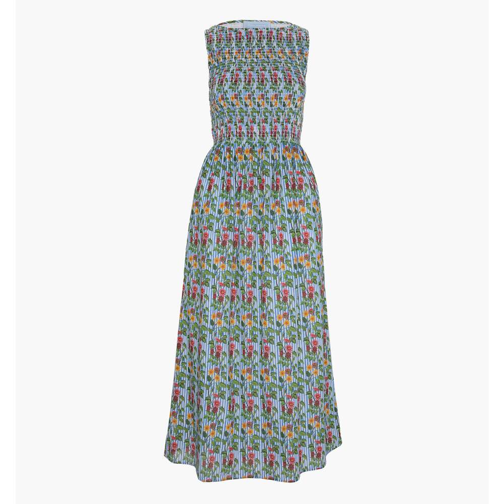 Hill House Home The Cosima Nap Dress - Geranium Stripe Size SGeranium Stripe / S